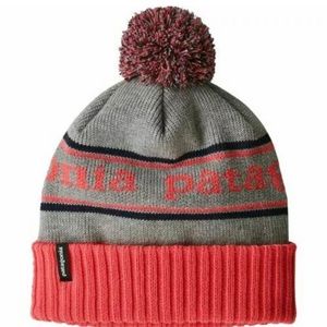 PATAGONIA POWER TOWN BEANI HAT POMPON PINKGRAYNAVY